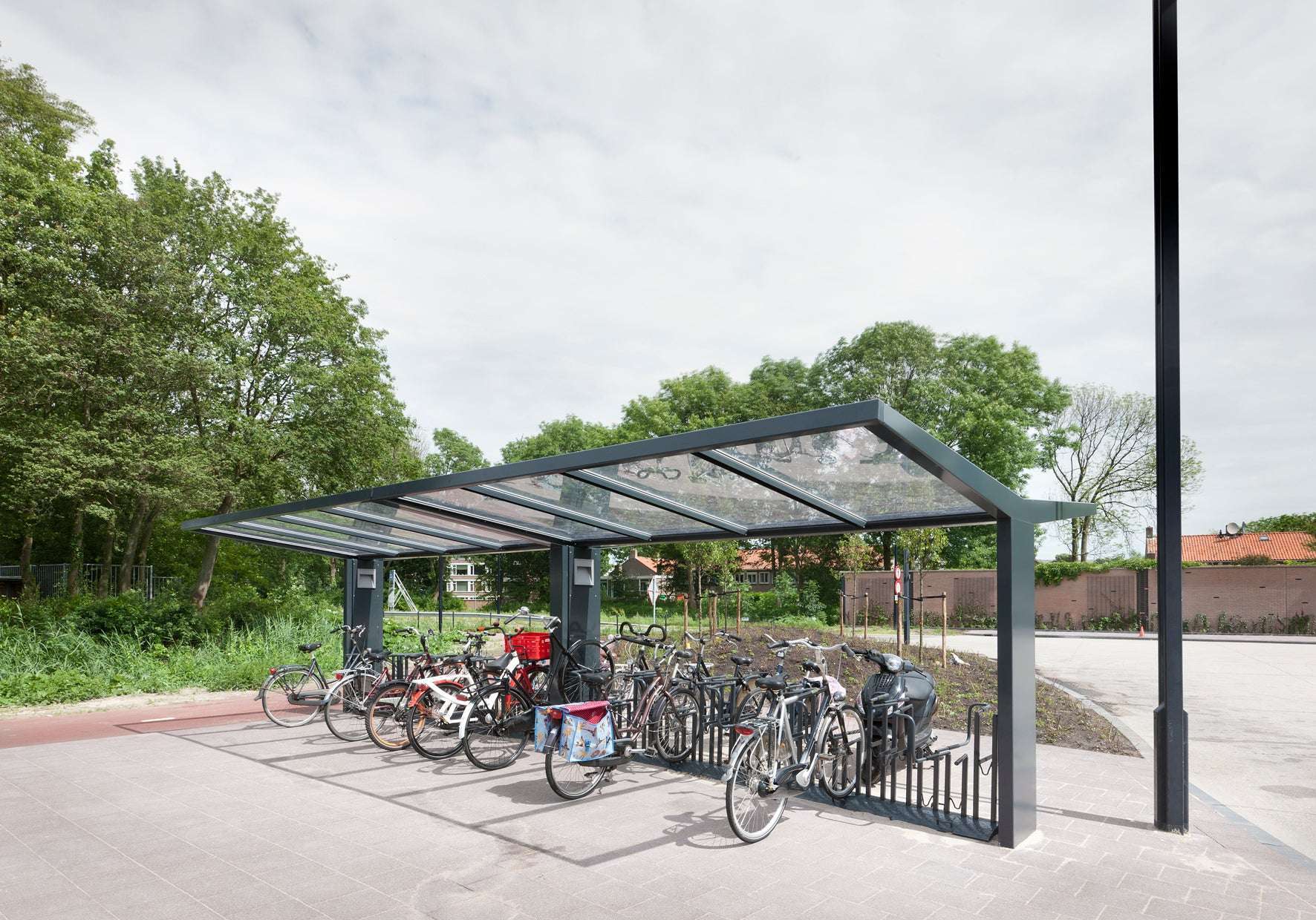 T-Hide Überdachung, Fahrradunterstand