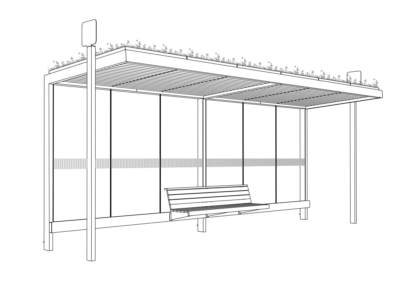 FRAMEO Wartehalle - Fahrradständer - Stadtmöbel.de
