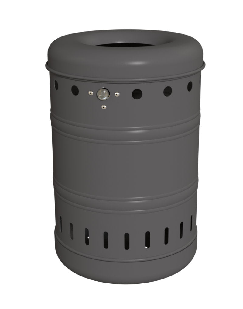 CARIM Springdeckel-Abfallbehälter ca. 35 L, ungelocht