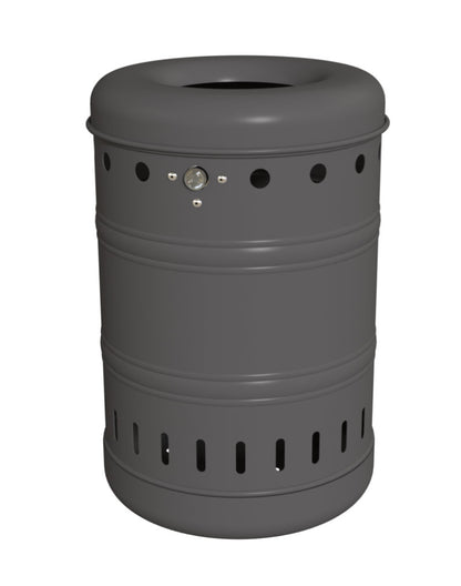 CARIM Springdeckel-Abfallbehälter ca. 35 L, ungelocht