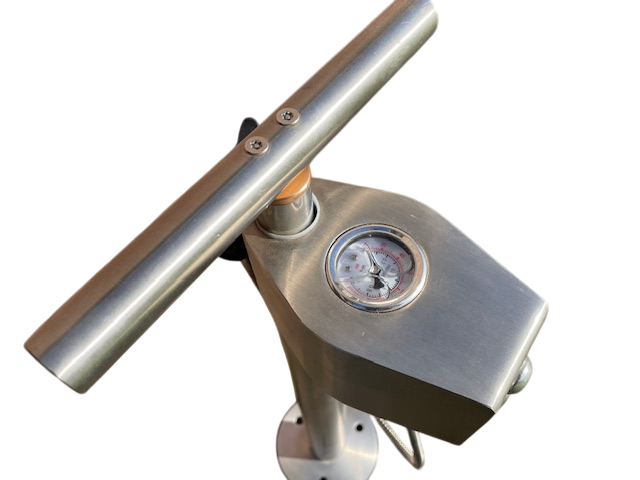 Cyclair – Öffentliche Fahrradluftpumpe aus Edelstahl